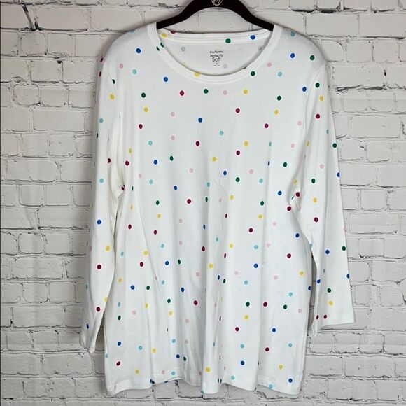 Kim Rogers Polka Dot Tee - Picture 1 of 4